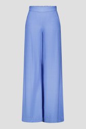 Wijde lichtblauwe broek met elastische taille van AC by Annelien Coorevits voor Dames