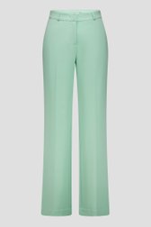 Wijde lichtgroene broek  van Liberty Island voor Dames