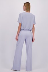Achterkant van Wijde lila broek door D'Auvry voor Dames