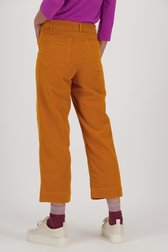 Wijde oranje broek - 7/8 lengte van Libelle voor Dames