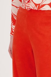 Wijde rode broek in badstof van JDY voor Dames