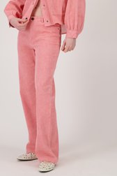 Wijde roze jeansbroek  van Geisha voor Dames