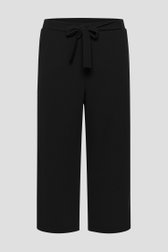 Productfoto 1 van Wijde zwarte broek - 7/8 lengte door Kaffe Curve voor Dames