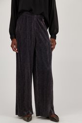 Wijde zwarte broek met glitters van JDY voor Dames