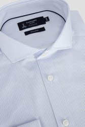 Wit-blauw gestreept hemd - Regular fit van Dansaert Black voor Heren