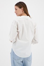 Wit hemd met ajour details van JDY voor Dames