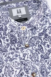 Productfoto 2 van Wit hemd met blauwe paisley print - Regular fit door Upper East voor Heren