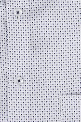 Wit hemd met fijne driehoekjes - regular fit  van Dansaert Black voor Heren