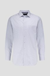 Productfoto 3 van Wit hemd met fijne print - Comfort fit door Dansaert Black voor Heren