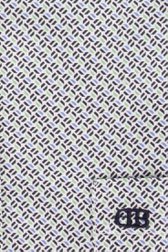 Wit hemd met fijne print - Regular fit van Dansaert Blue voor Heren