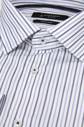 Wit hemd met gestreepte print - Regular fit  van Dansaert Black voor Heren