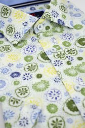 Wit hemd met grafische print - Regular fit van Dansaert Blue voor Heren