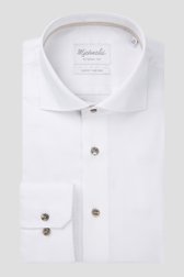 Wit hemd - Slim fit van Michaelis voor Heren