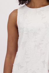 Extra foto 1 van Wit mouwloos kleedje met broderie door Louise voor Dames