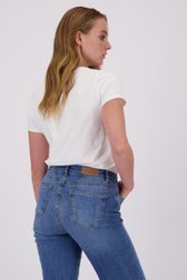 Wit T-shirt met opdruk van More & More voor Dames