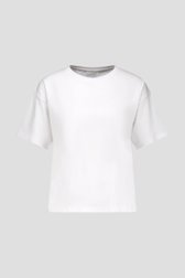 Wit T-shirt met ronde hals van Liberty Island voor Dames