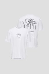 Productfoto 1 van Wit T-shirt met ronde hals  door Only & Sons voor Heren