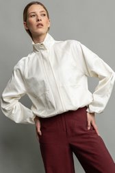 Extra foto 5 van Wit vest met lichte glans door D'Auvry voor Dames
