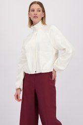 Voorkant van Wit vest met lichte glans door D'Auvry voor Dames
