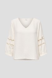 Productfoto 1 van Witte blouse in elegante crinckle stof door JDY voor Dames
