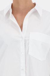 Witte blouse met borstzak van Louise voor Dames