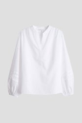 Productfoto 1 van Witte blouse met broderie anglaise door Opus voor Dames