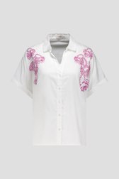 Witte blouse met broderie van Libelle voor Dames
