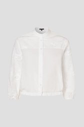 Witte blouse met geborduurd bloemenmotief van More & More voor Dames