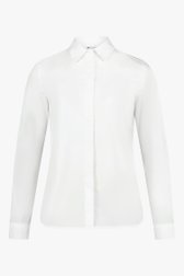 Witte blouse met knopenlijst van D'Auvry voor Dames