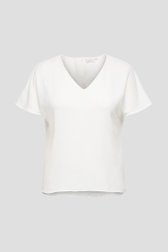 Productfoto 1 van Witte blouse met korte mouwen door ONLY Carmakoma voor Dames