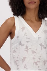 Witte blouse zonder mouwen van Louise voor Dames