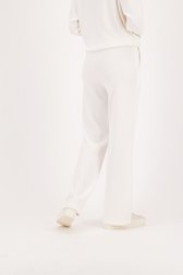 Witte broek met structuur van Liberty Island homewear voor Dames
