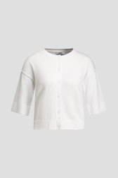 Productfoto 1 van Witte cardigan met driekwartsmouwen  door Libelle voor Dames