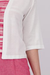 Witte cardigan met halflange mouwen van Libelle voor Dames
