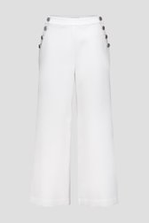 Witte culotte met zilveren knopen van Libelle voor Dames