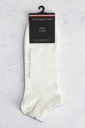 Productfoto 1 van Witte enkelsokken - 2 paar door Tommy Hilfiger voor Heren