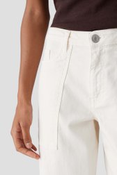 Detail van Witte jeans - Barrel fit  door Opus voor Dames
