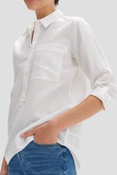 Witte linnen blouse van Opus voor Dames