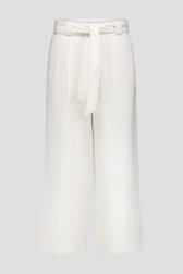 Witte linnen broek - 7/8 lengte van Libelle voor Dames