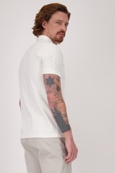 Witte polo met knopen van Bluefields voor Heren