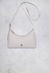 Voorkant van Witte schoudertas in gevlochten look door Laurent David voor Dames
