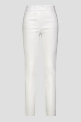 Productfoto 4 van Witte stretchbroek met elastische tailleband door Claude Arielle voor Dames