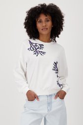 Witte sweater met borduursel van Louise voor Dames