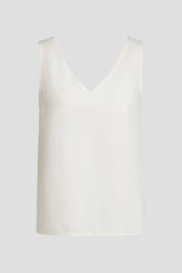 Productfoto 1 van Witte top met dubbele V-hals door AC by Annelien Coorevits voor Dames