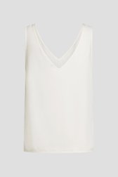 Productfoto 2 van Witte top met dubbele V-hals door AC by Annelien Coorevits voor Dames
