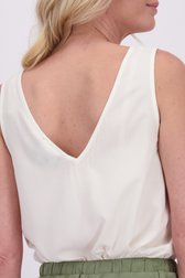 Detail van Witte top met rugdecolleté door AC by Annelien Coorevits voor Dames