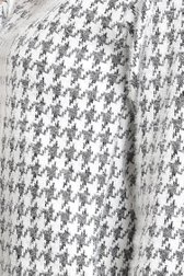 Witte trui met pied-de-poule motief van Bicalla voor Dames