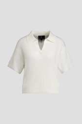 Productfoto 1 van Witte trui met polokraag door AC by Annelien Coorevits voor Dames