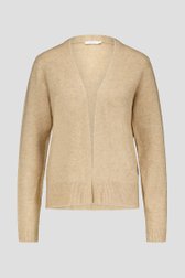 Productfoto 1 van Zachte beige cardigan zonder knopen door Liberty Island voor Dames