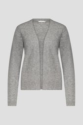 Productfoto 1 van Zachte lichtgrijze cardigan zonder knopen door Liberty Island voor Dames